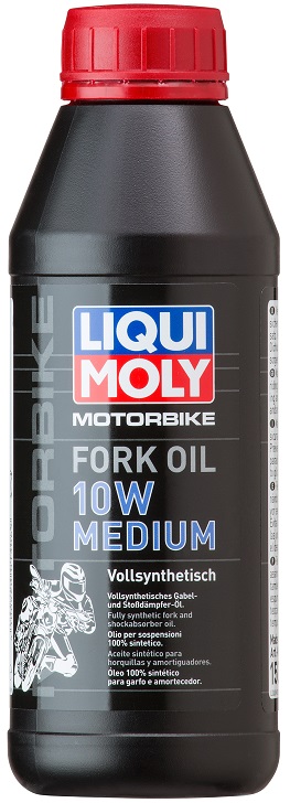 Масло для вилок и амортизаторов синтетическое Liqui Moly 7599 Mottorad Fork Oil Medium 10W, 0.5л