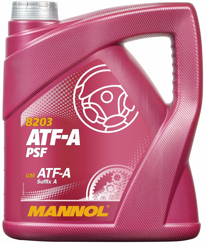 Жидкость ГУР минеральное Mannol MN8203-4 ATF-A PSF, 4л