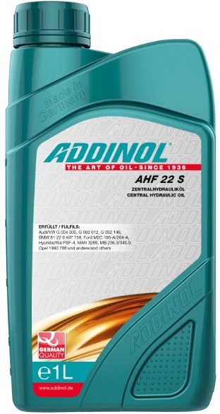 Жидкость ГУР синтетическое Addinol 4014766074386 AHF 22 S, 1л