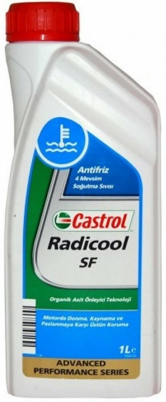 Жидкость охлаждающая Castrol 4674140060 Radicool SF, красная, 1л