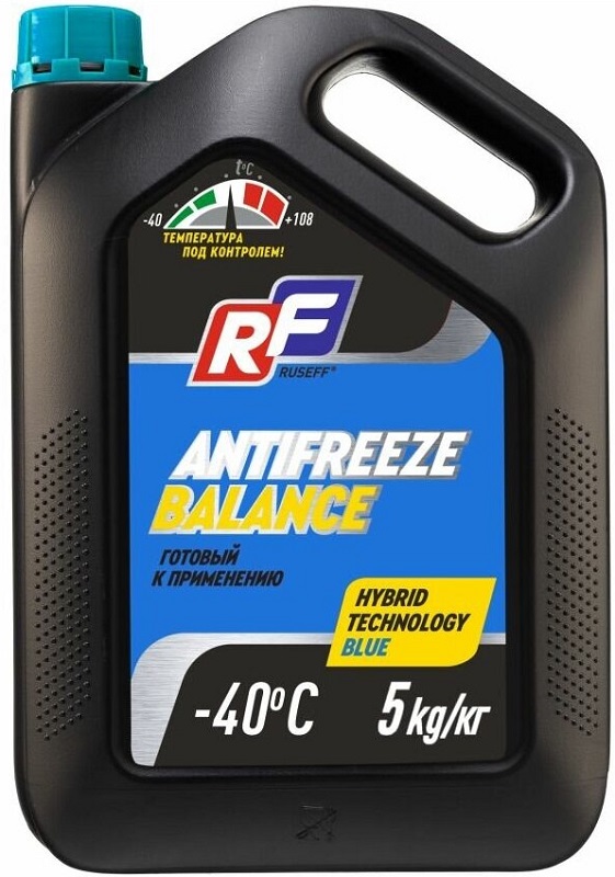 Антифриз Ruseff 17472N antifreeze balance, синий, 5кг