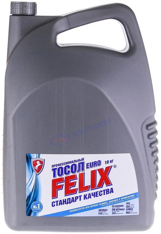Жидкость охлаждающая Felix 430207017 EURO, синяя, 9л
