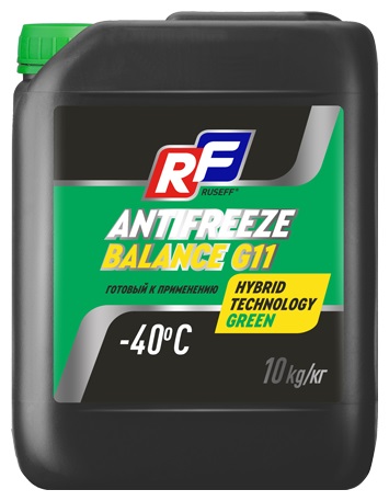 Жидкость охлаждающая Ruseff 17464N BALANCE G11, зелёная, 9л