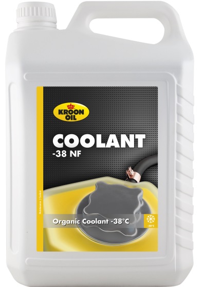 Жидкость охлаждающая Kroon oil 04317 Coolant -38 NF, жёлтая, 5л