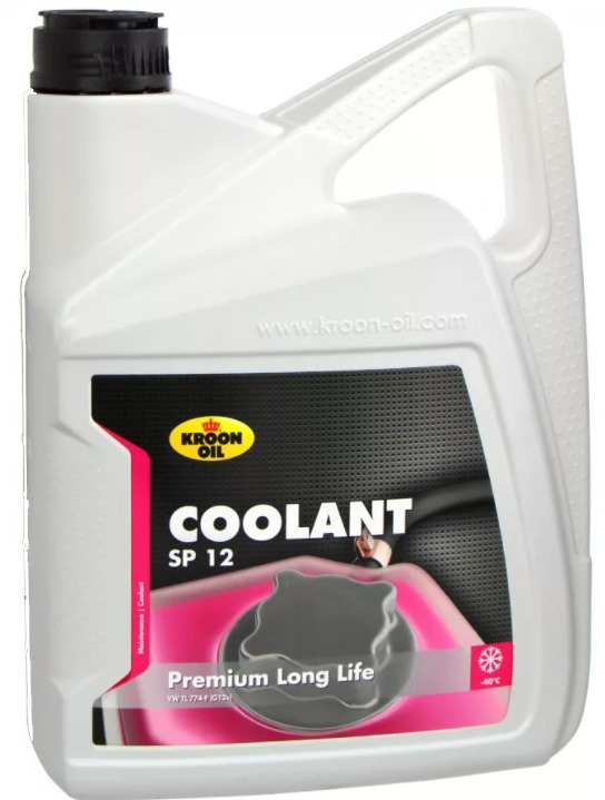 Жидкость охлаждающая Kroon oil 04319 Coolant SP 12, розовая, 5л
