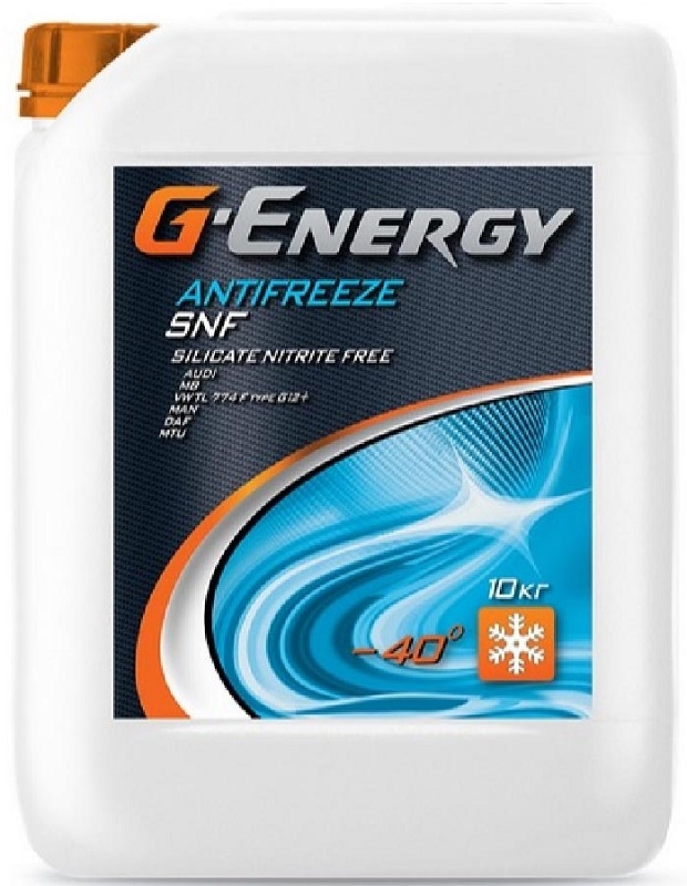 Жидкость охлаждающая G-Energy 2422210101 Antifreeze SNF 40, оранжевый, 9л