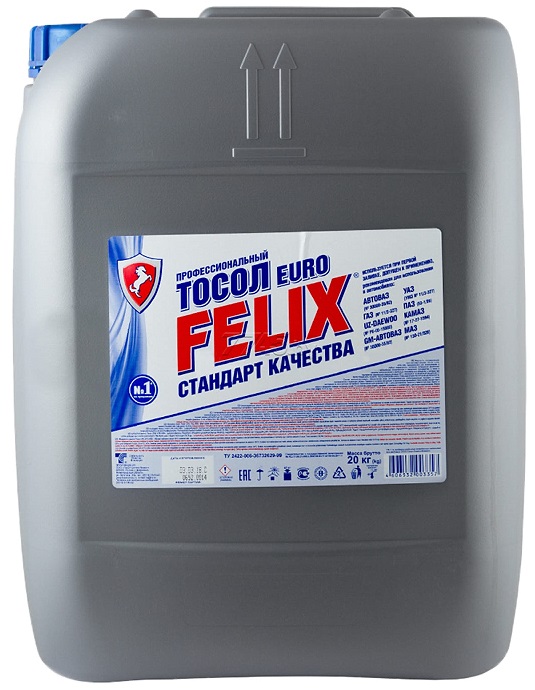 Жидкость охлаждающая Felix 430207028 EURO, синяя, 18л