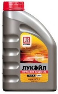 Жидкость тормозная Lukoil 1338294 DOT 3, BRAKE FLUID, 0.91л
