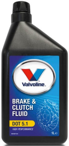 Жидкость тормозная Valvoline 883462 DOT 5.1, Brake & Clutch Fluid, 1л