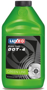 Жидкость тормозная Luxe 654 dot 4, BRAKE FLUID, 0.25л