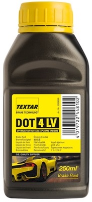 Жидкость тормозная Textar 95006000 dot 4, 0.25л