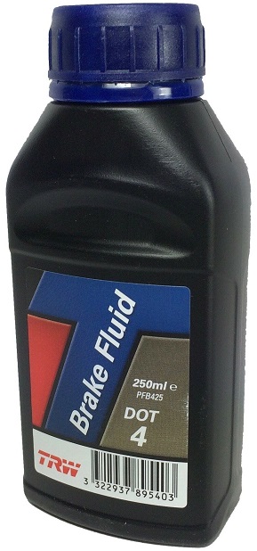 Жидкость тормозная TRW PFB 325 dot 3, BRAKE FLUID, 0.25л