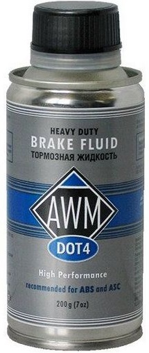 Жидкость тормозная AWM 430109002 dot 4, BRAKE FLUID, 0.2л