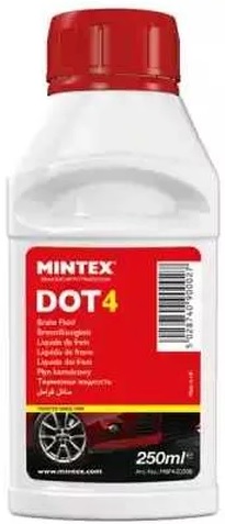 Жидкость тормозная Mintex MBF4-0250B dot 4, 0.25л