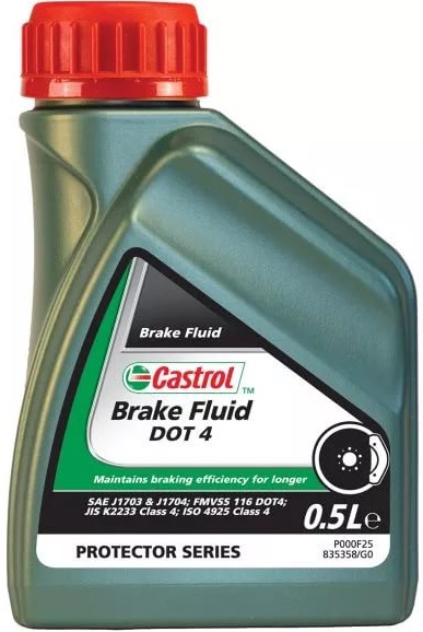 Жидкость тормозная Castrol 4008177072697 dot 4, BRAKE FLUID, 0.5л