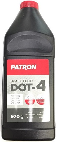 Жидкость тормозная Patron PBF401 DOT 4, 0.849л