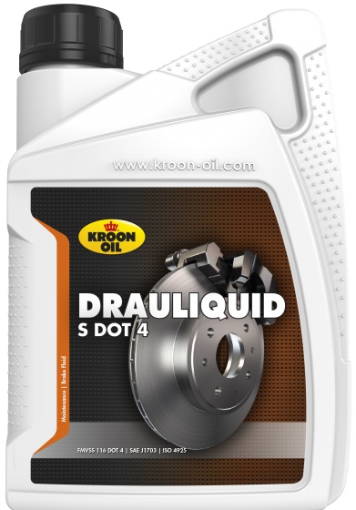Жидкость тормозная Kroon oil 35663 DOT 4, Drauliquid-S, 0.5л