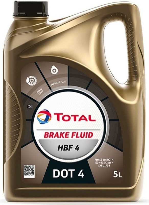 Жидкость тормозная dot 4, Total 213679 Brake Fluid HBF 4, 5л