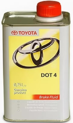 Жидкость тормозная Toyota 08823-80011 dot 4, BRAKE FLUID, 0.75л