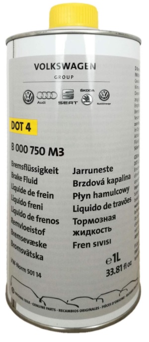 Жидкость тормозная VAG B000700A3 DOT 4, 1л