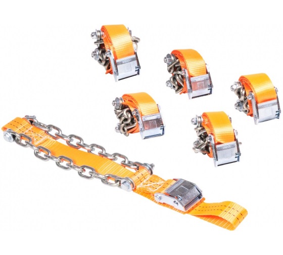Комплект браслетов противоскольжения для а/м Газель АвтоDело 43139 ( R16-R17, в сумке 6 штук)