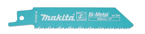 Пилки для сабельных пил по металлу Makita B-20410, 100 мм, 5 штук