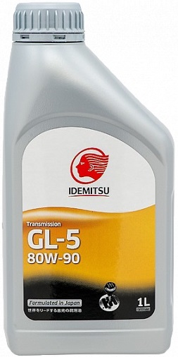 Масло трансмиссионное минеральное Idemitsu 30305048-724 GEAR GL-5 80W-90, 1л