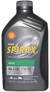 Масло трансмиссионное синтетическое Shell 550049074 Spirax S6 AXME 75W-90, 1л