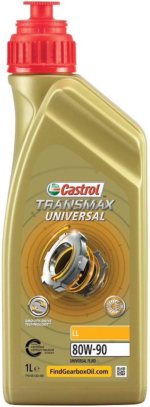 Масло трансмиссионное Castrol 15D730 Transmax Universal LL 80W-90, 1л