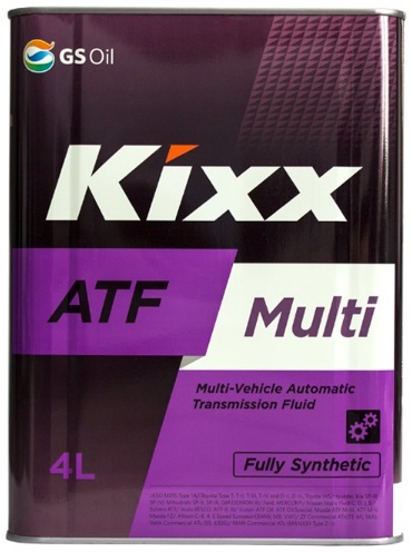 Масло трансмиссионное синтетическое Kixx L251844TE1 ATF Multi, 4л