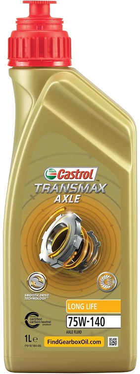 Масло трансмиссионное синтетическое Castrol 15D7A8 Transmax Axle Long Life 75W-140, 1л