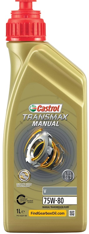 Масло трансмиссионное синтетическое Castrol 15D7F9 Transmax Manual V 75W-80, 1л