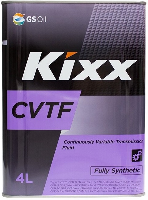 Масло трансмиссионное синтетическое Kixx L251944TE1 CVTF, 4л
