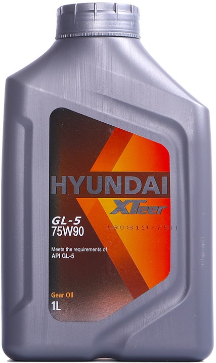 Масло трансмиссионное синтетическое Hyundai XTeer 1011439 Gear Oil-5 75W-90, 1л