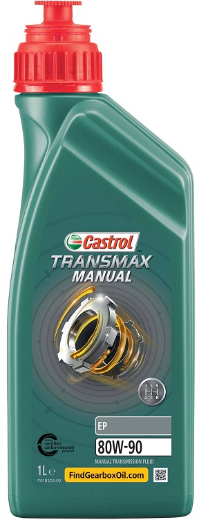 Масло трансмиссионное минеральное Castrol 15D7E1 Transmax Manual EP 80W-90, 1л