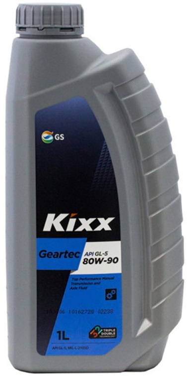 Масло трансмиссионное полусинтетическое Kixx L2983AL1E1 GEARTEC GL-5 80W-90, 1л