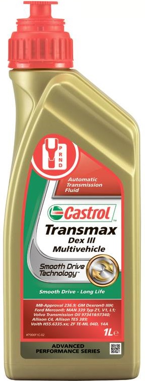 Масло трансмиссионное минеральное Castrol 4672420060 Transmax Dex III Multivehicle, 1л