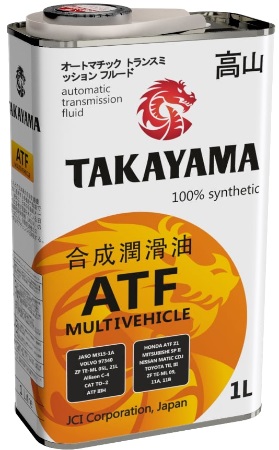 Масло трансмиссионное синтетическое Takayama 605048 ATF Multivehicle, 1л