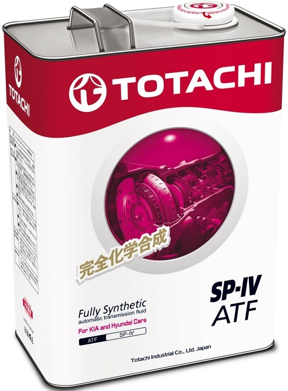Масло трансмиссионное синтетическое Totachi 21004 ATF SP-IV, 4л
