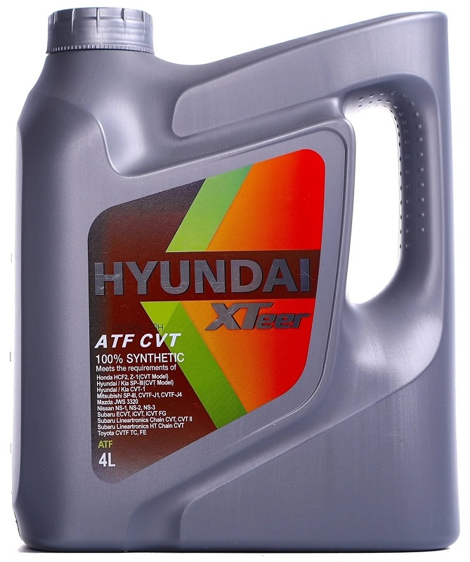 Масло трансмиссионное синтетическое Hyundai XTeer 1041413 CVT, 4л