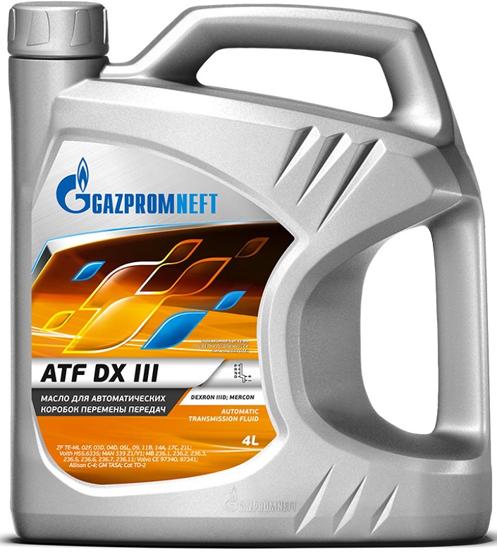Масло ATF DX III Gazpromneft 253651855, 4 л