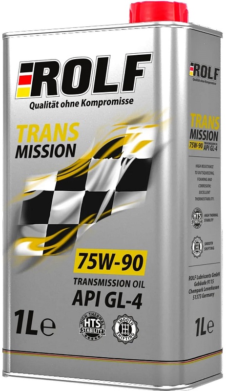 Масло трансмиссионное полусинтетическое Rolf 322308 Transmission 75W-90, 1л