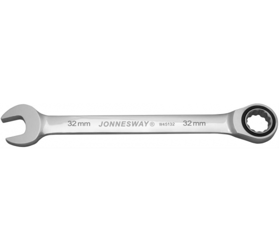 Комбинированный трещоточный ключ Jonnesway W45132 (32 мм)