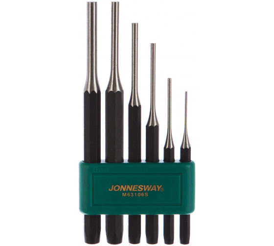 Набор выколоток Jonnesway M63106S (6 предметов, 2х8х115-8х12.7х180 мм)