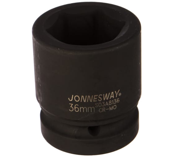 Головка торцевая ударная Jonnesway S03A8136 (6-гранная, 1, 36 мм)