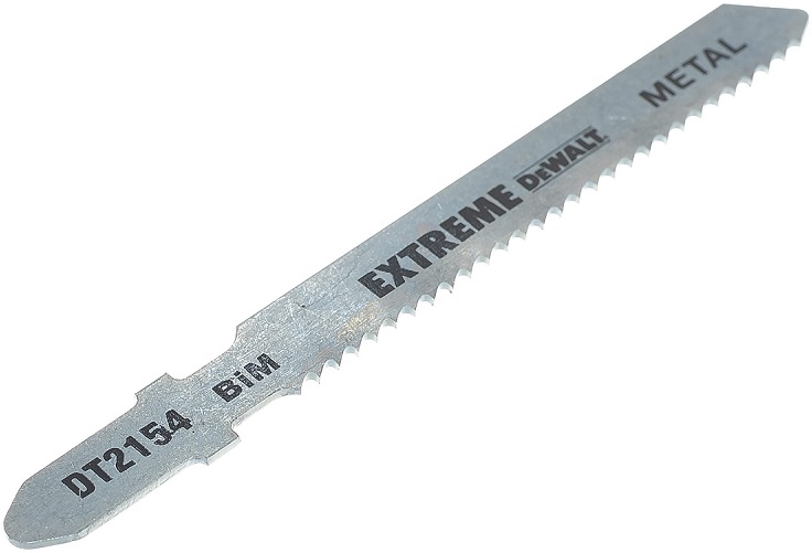 Пилка для лобзика по металлу BIM EXTREME T118BF DeWalt DT2154-QZ, 51 мм, 3 штуки