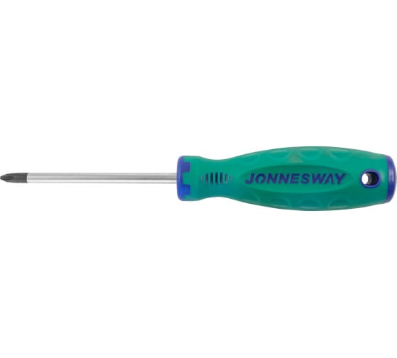 Стержневая крестовая отвертка ANTI-SLIP GRIP Jonnesway D71P2100 (PH2x100 мм)