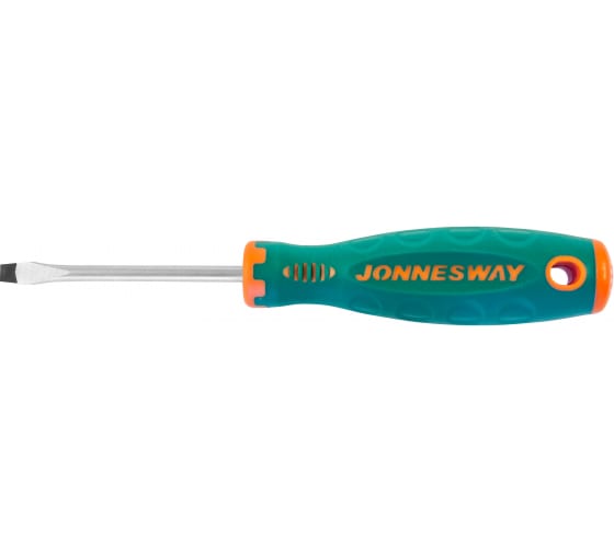 Стержневая шлицевая отвертка ANTI-SLIP GRIP Jonnesway D71S575 (SL5.5x75 мм)