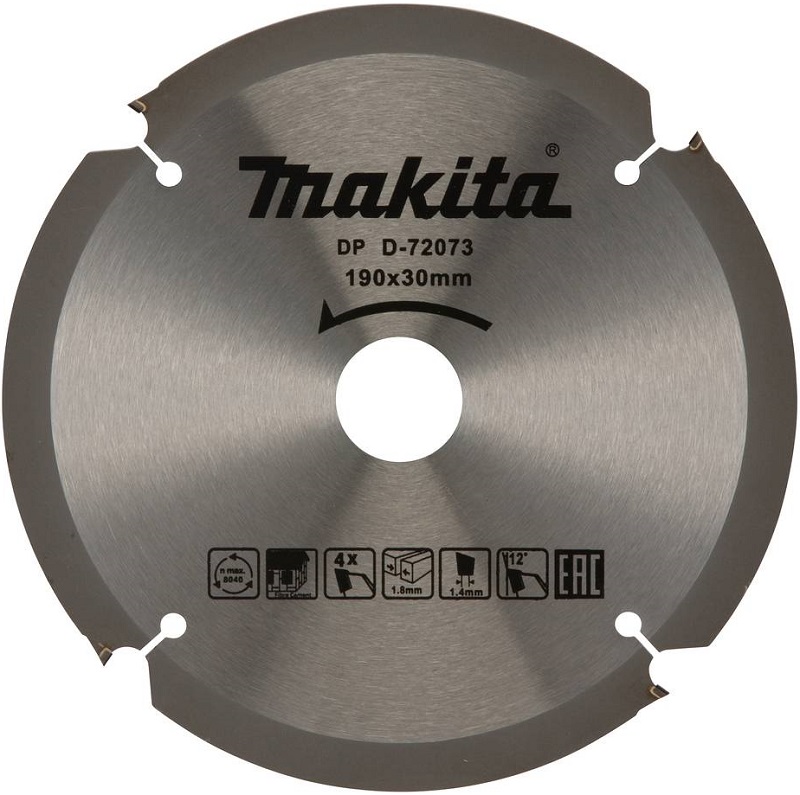 Пильный диск Makita D-72073, 190x30x1.4 мм