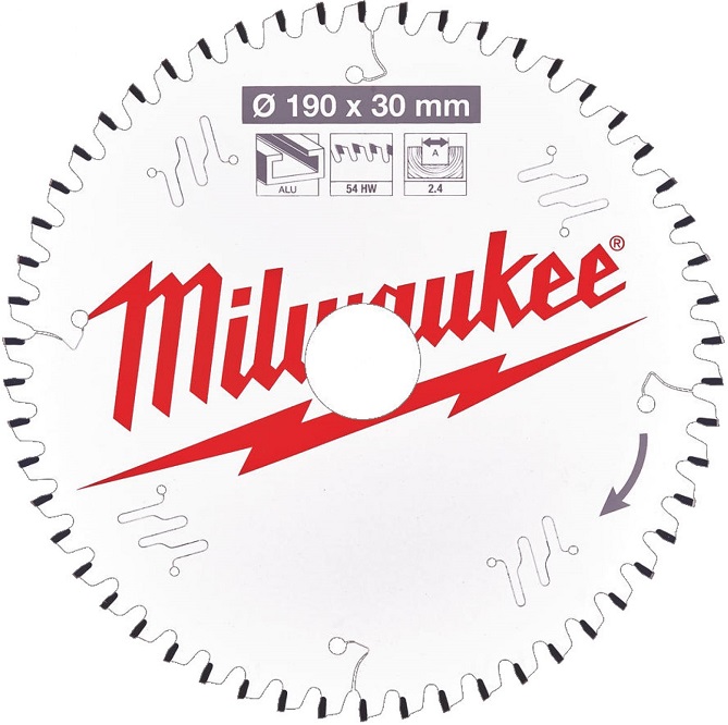 Диск пильный по алюминию Milwaukee 4932471303, 190x30x2.4 мм